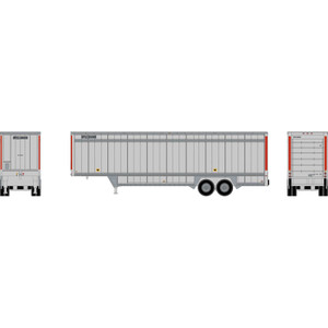 Athearn ~ HO Scale ~ 40' Drop Sill Trailer ~ UPS #84848 ~ 3296