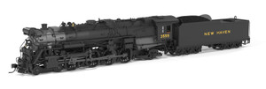 Broadway Limited ~ HO Scale ~ Brass Hybrid R3a 4-8-2 ~ New Haven #3555 ~ DCC Sound ~ 10160