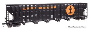 WalthersMainline ~ HO Scale ~ 73' Wood Chip Hopper ~ Illinois Central Gulf #870055 ~ 910-56381