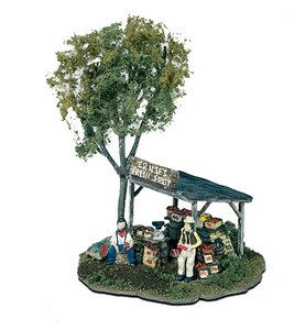 Woodland Scenics ~ HO Scale ~ Ernie's Fruit Stand ~ M109 ~ OPEN BOX
