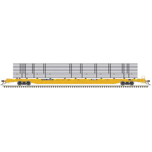Atlas ~ HO Scale ~ ACF 89' F89-J Flatcar w/Silver Pipe Load ~ TTX PTTX #602467 ~ 20008199
