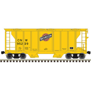 Atlas ~ HO Scale ~ Trainman PS-2 2-Bay Covered Hopper ~ Chicago & North Western #95306 ~ 20008171