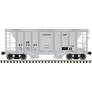 Atlas ~ HO Scale ~ Trainman PS-2 2-Bay Covered Hopper ~ Conrail #877429 ~ 20008173