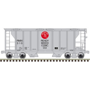 Atlas ~ HO Scale ~ Trainman PS-2 2-Bay Covered Hopper ~ Ready-Mixed Concrete RMIX #321 ~ 20008181