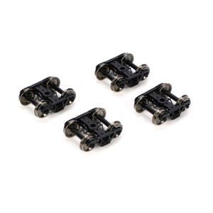 Athearn Genesis ~ HO Scale ~ 70-Ton Roller Bearing Truck ~ .110" Tread ~ 2 Pair ~ 4594