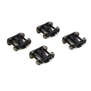 Athearn Genesis ~ HO Scale ~ 100-Ton Roller Bearing Truck ~ .110" Tread ~ 2 Pairs ~ 4595