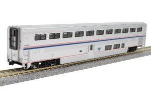 Kato ~ HO Scale ~ Superliner I Coach ~ Amtrak #34034 ~ Phase VI ~ Lighted ~ 35-6058-1