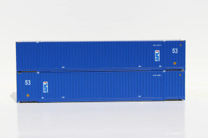 Jacksonville Terminal JTC ~ N Scale ~ 53' High Cube Containers ~ APL ~ 535032