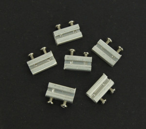 Micro Engineering ~ G Sale ~ Code 250 ~ Aluminum Rail Joiners ~ 6 Pieces ~ 26-105