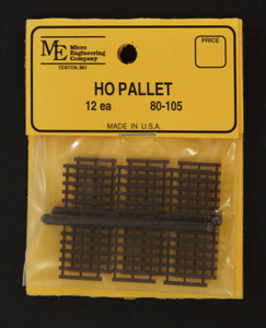 Micro Engineering ~ HO Scale ~ Pallets ~ 12 Pieces ~ 80-105