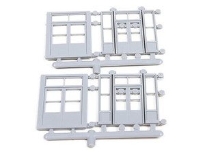 Micro Engineering ~ HO Scale ~ Store Front Doors ~ 2 Pieces ~ 80-165