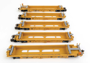 WalthersMainline ~ HO Scale ~ Thrall 5-Unit Rebuilt 40' Well Car ~ TTX DTTX #748228 ~ 910-55669