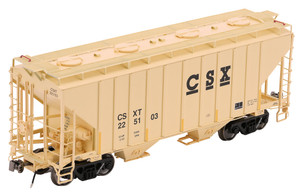 Class One Model Works ~ HO Scale ~ PS 3000CD Two-Bay Hopper ~ CSX #225103 ~ FC01019