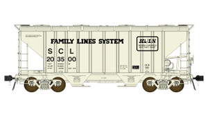 Class One Model Works ~ HO Scale ~ PS 3000CD Two-Bay Hopper ~ Seaboard Coast Line #203551 ~ FC01024
