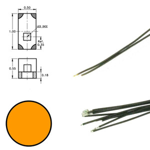 Digikeijs ~ Mini LEDs with wire ~ Orange ~ 5-Pack ~ 60092