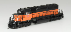 Intermountain ~ N Scale ~ SD40-2 ~ Milwaukee Road #24 ~ DC Version ~ 69389-03