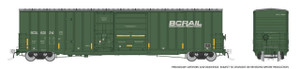 Rapido ~ HO Scale ~ Trenton Works 6637 boxcar ~ BC Rail #60239 ~ 191003-60239