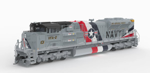 Broadway Limited ~ HO Scale ~ SD70ACe ~ US Navy #101 ~ Die-Cast Body ~ DCC Ready ~ 10442