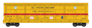 WalthersProto ~ HO Scale ~ 56' Thrall All-Door Boxcar ~ BC Hydro #502 ~ 920-101941