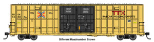 WalthersMainline ~ HO Scale ~ 60' High Cube Plate F Horizontal Post Boxcar ~ TTX TBOX #630212 ~ 910-3141