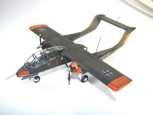Trident Miniatures ~ HO Scale ~ Rockwell OV-10 Bronco ~ Attack & Observation Aircraft ~ Unpainted Resin Kit ~ 87240