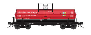 Broadway Limited ~ HO Scale ~ 6000 Gallon Chlorine Tank Cars ~ 2-Pack ~ Columbia Southern SACX #655, #656 ~ 10351