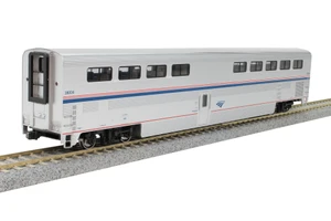 Kato ~ HO Scale ~ Lighted ~ Superliner I Diner ~ Amtrak #38004 ~ Phase VI ~ 35-6076-1