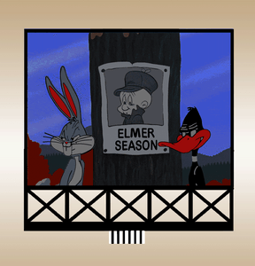 Miller Engineering ~ HO or O Scale ~ Elmer Fudd Billboard ~ 88-6501