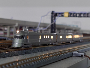 KATO ~ N Scale ~ Lighted ~ Pioneer Zephyr 3 Car Set ~ Chicago, Burlington & Quincy ~ DCC Sound ~ 106-101-S-1