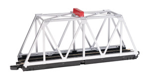 Bachmann ~ N Scale ~ E-Z Track ~ Truss Bridge with Blinking Light ~ 44870