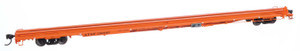 Walthers Mainline ~ HO Scale ~ 85' General American G85 Flatcar ~ Santa Fe #290705 ~ 910-5547