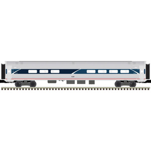 Atlas ~ O Scale ~ Premier ~ Lighted ~ 3-Rail ~ Amfleet Passenger Car Set ~ Amtrak Phase VII ~ 3003227