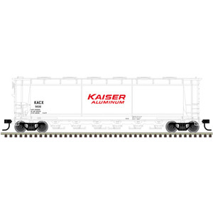 Atlas ~ O Scale ~ Master ~ 6-Bay Cylindrical Hopper ~ 3-Rail ~ Kaiser Aluminum #5032 ~ 3003236-1