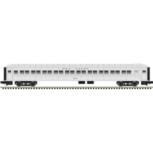 Atlas ~ O Scale ~ Trainman ~ Lighted ~ 80' Pullman Bradley Passenger Car ~ 2-Rail ~ New Haven #8368 ~ 2002964-2