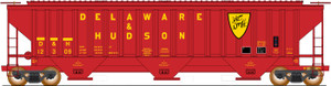 Intermountain ~ N Scale ~ PS 4750 3-Bay Covered Hopper ~ Delaware & Hudson #12309 ~ 65309-25