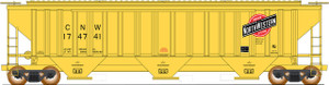 Intermountain ~ N Scale ~ PS 4750 3-Bay Covered Hopper ~ Chicago & North Western #174894 ~ 65359-29