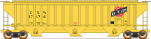 Intermountain ~ N Scale ~ PS 4750 3-Bay Covered Hopper ~ Chicago & North Western #174895 ~ 65359-30