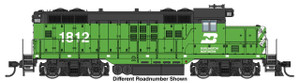 WalthersMainline ~ HO Scale ~ EMD GP9 Phase II with Chopped Nose ~ Burlington Northern #1816 ~ Standard DC ~ 910-10508