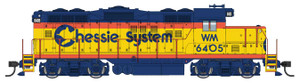 WalthersMainline ~ HO Scale ~ EMD GP9 Phase II with Chopped Nose ~ Western Maryland  #6405 ~ Standard DC ~ 910-10509