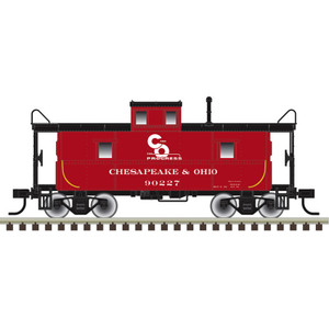 Atlas ~ O Scale ~ Trainman ~ Cupola Caboose ~ 3-Rail ~ Chesapeake & Ohio #90227 ~ 2001345-1