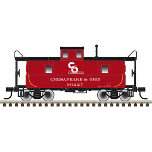 Atlas ~ O Scale ~ Trainman ~ Cupola Caboose ~ 3-Rail ~ Chesapeake & Ohio #90251 ~ 2001345-2