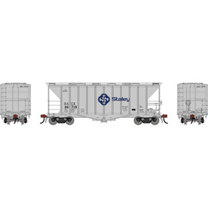 Athearn Genesis ~ HO Scale ~ GATC 2600 Airslide Covered Hopper ~ GACX #46719 (Staley) ~ 3172