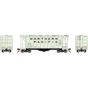 Athearn Genesis ~ HO Scale ~ GATC 2600 Airslide Covered Hopper ~ Northern Pacific #75877 ~ 3183