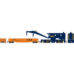 Athearn ~ HO Scale ~ 200-Ton Crane and 50' Gondola Set ~ CSX ~ 3618