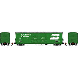 Athearn ~ HO Scale ~ 50' Evans Double Plug Door Box Car ~ Burlington Northern FWD #750005 ~ 3630