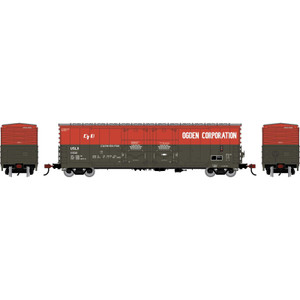 Athearn ~ HO Scale ~ 50' Evans Double Plug Door Box Car ~ Ogden Corporation USLX #11532 ~ 3647