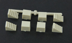 Micro Engineering ~ N Scale ~ Steps and Stoops ~ 4 Pieces ~ 80-203