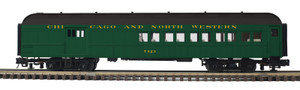 Atlas ~ O Scale ~ Trainman ~ 60' Heavyweight Combine ~ 3-Rail ~ Chicago & North Western #3607 ~ 2001235-2