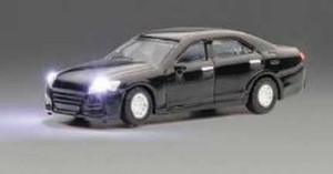 Kato ~ N Scale ~ Sedan with Just Plug Lighting ~ Black ~ 24-684A