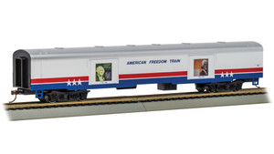 Bachmann ~ HO Scale ~ 72' Exhibit Car ~ American Freedom Train #101 (1776-1796) ~ 19901